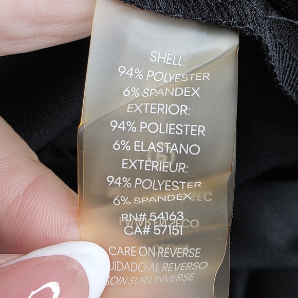 Calvin Klein Size 14 Bow-Neck Sheath Dress Black Classy Event D-1659 - Picture 12 of 12